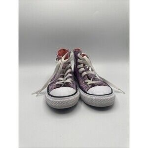 Converse Chuck Taylor All-Stars Sparkle Knit Deep Bordeaux Pink Youth Size 2